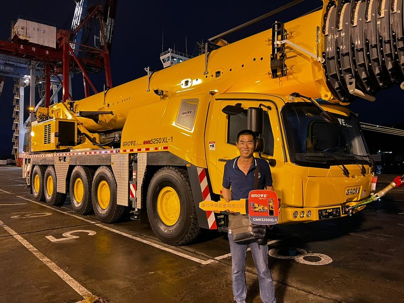Huixiang Crane Lifting in Taiwan welcomes its first Grove crane